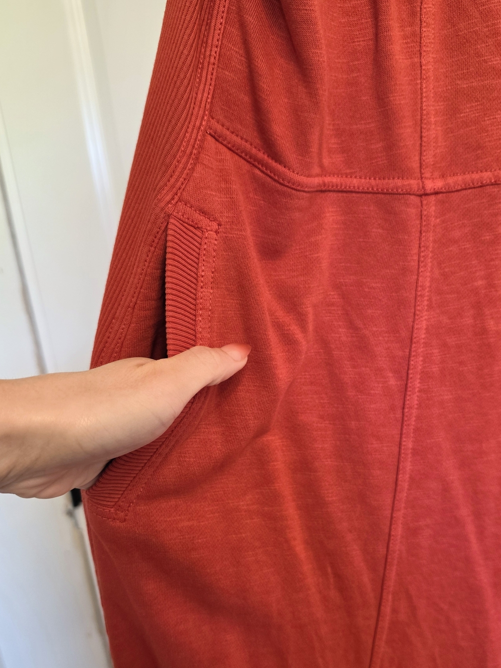 Anthropologie Horizon Red Racerback Wide-Leg Jumpsuit - Picture 6 of 12